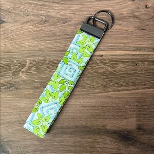 Handmade Keychain Floral Wristlet